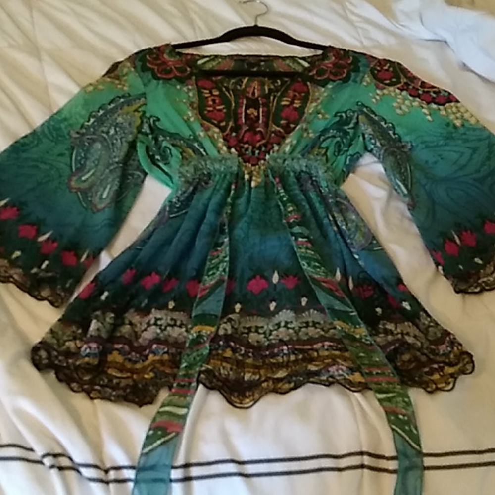 Boho flowerchild tunic